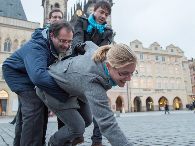 Teambuildingová aktivita ve městě