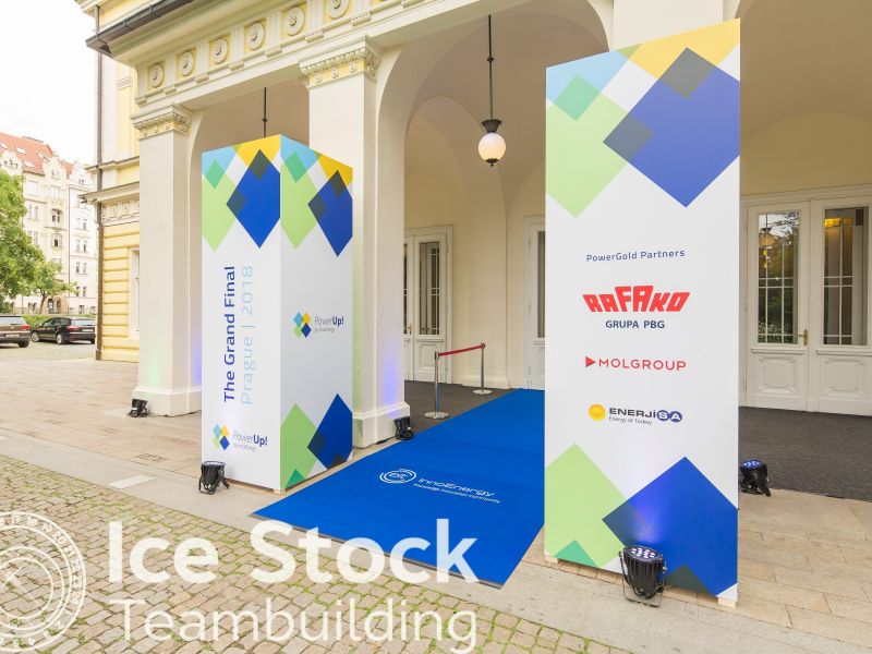 Dekorace vstupního prostoru do historického paláce